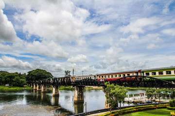 The Bridge of River Kwai in Thailand