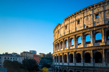 Fototapeta na wymiar Colosseum in Rome in Rome