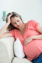 Pregnant woman with headache