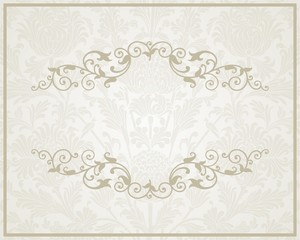 traditional wedding card design, paisley floral pattern , royal India