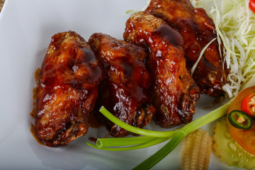 Teriyaki chicken wings