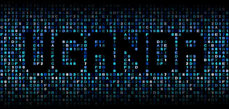 Uganda text on hex code illustration