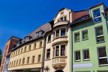 Sanierte Häuserzeile