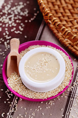 homemade tahini