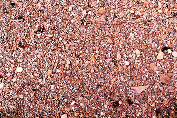 texture of pebbles
