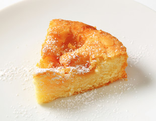 Slice of apple cake