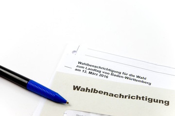 Wahlbenachrichtigung