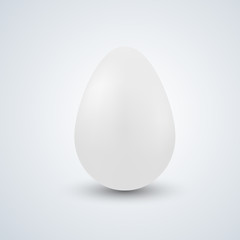 Vector modern easter egg on white 