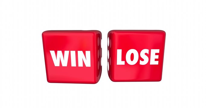 Win Lose Gamble Game Casino Take Chance Odds Animation 4K