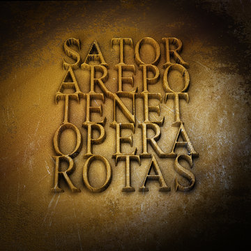 Magisches Quadrat - Sator - Gold Pr&auml;gung.jpg