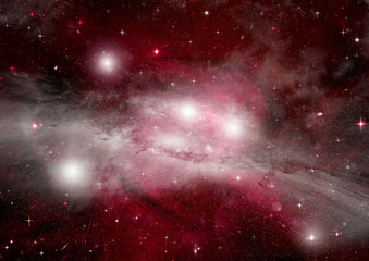 galaxy in a free space