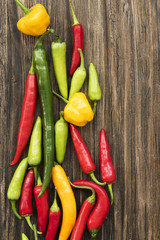 Raw Hot Peppers
