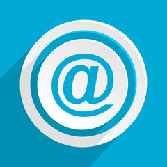 Obraz premium blue flat vector icon 