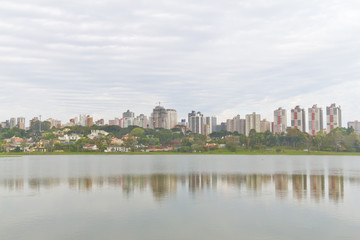 Plakat Birigui Park at Curitiba, Parana, Brazil.