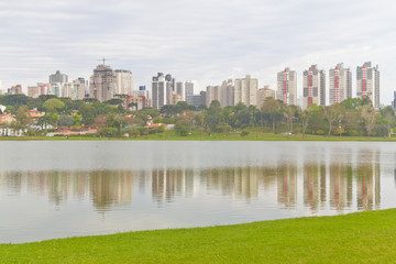 Fototapeta premium Birigui Park at Curitiba, Parana, Brazil.