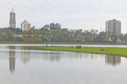 Birigui Park at Curitiba, Parana, Brazil.