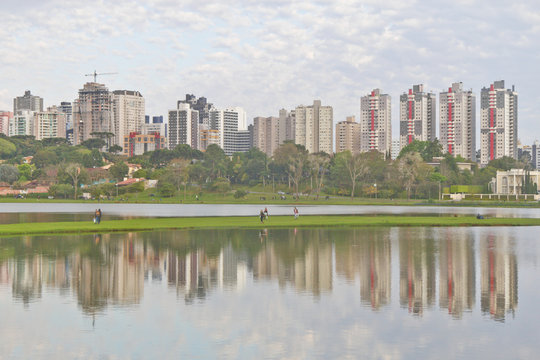 Birigui Park at Curitiba, Parana, Brazil.