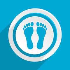 blue flat vector icon