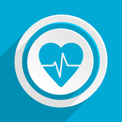 blue flat vector icon