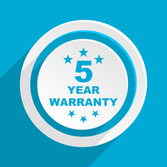 blue flat vector icon