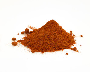 Kleiner Haufen Paprikapulver
