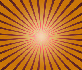 orange ray of sunshine