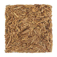 Muira puama herb used in alternative herbal medicine over white background. Used also as an...