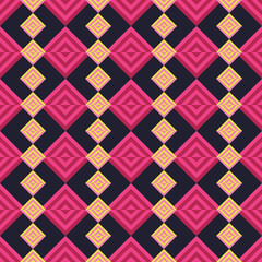 Seamless decorative vector background with abstract geometric pattern. Print. Repeating background. Cloth design, wallpaper.