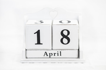 calendar april number