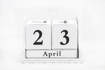 calendar april number