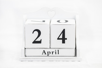 calendar april number