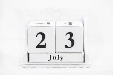 calendar july number