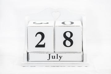 calendar july number