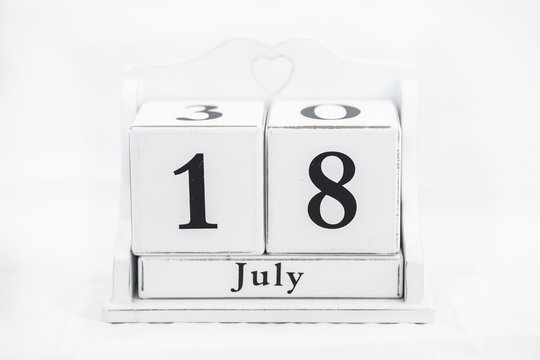 calendar july number
