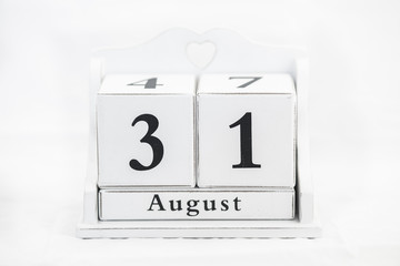calendar august number