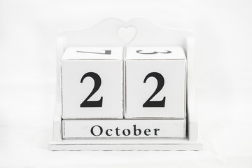 calendar october number
