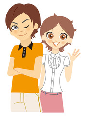 カップル　学生