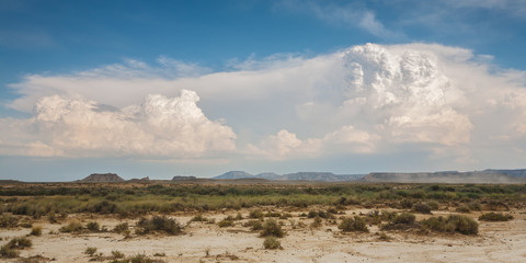 Tormenta en las Bardenas