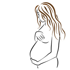 A pregnant woman