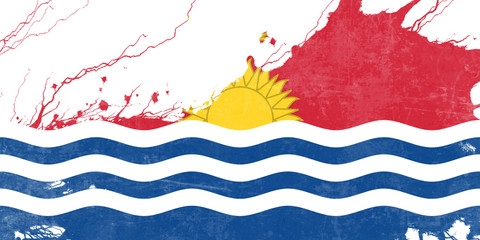 Obraz premium Kiribati flag