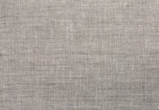 Grey Linen Fabric Texture.