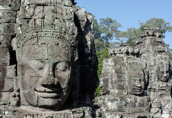 Bayon Temple, Angkor, Cambodia.