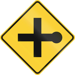 Road sign used in the US state of San Diego - Cul-de-sac
