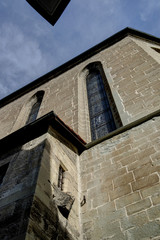 Fototapeta na wymiar Fribourg, 6.2.16: Eglise St Maurice