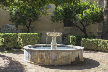 Old stone fountain in Cordoba - Spain