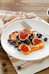 sweet toast for brunch