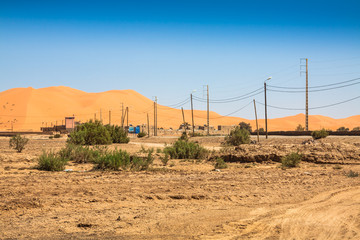 Sand Dunes of Erg Chebbi int he Sahara Desert, Morocco