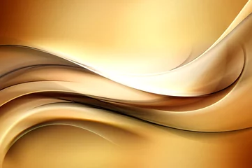 Foto op Plexiglas Abstracte golf Mooie gouden abstracte achtergrond
