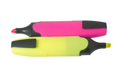 Colorful markers pens