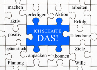 Ich schaffe das!